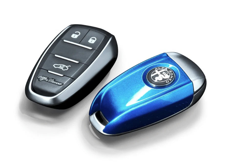 Key Cap Rome Blue Genuine Alfa Romeo Giulia Misano Blue Key Cover – Car Accessories Plus