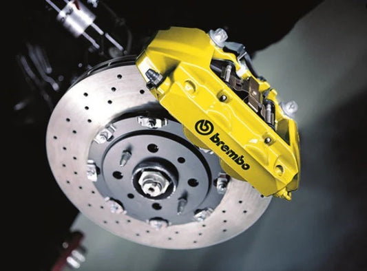 Genuine Abarth 500/595 Brembo Brake Kit (Yellow)