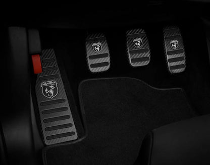 Genuine Abarth 500 Carbon Sports Pedals - LHD, Manual Transmission
