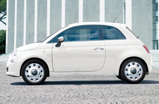 Genuine Fiat 500 15" Wheel Cover Chrome Kit