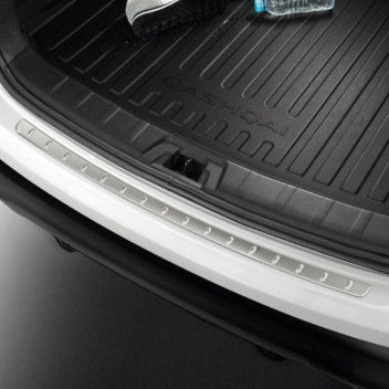 Genuine Nissan Qashqai Rear Bumper Protection - Chrome