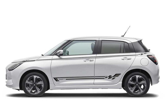 Genuine Suzuki Swift Body Decal Set, Casual Sport Black