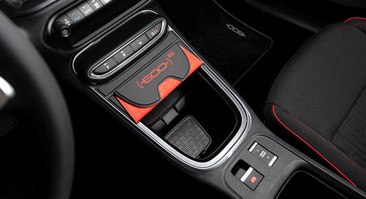 Genuine Fiat 600 Tunnel Pad Cover - Red Design