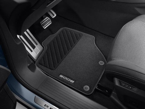 Genuine Peugeot 5008 Petrol/Hybrid Needle-Pile Floor Mats