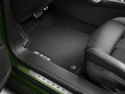 Genuine Peugeot E-308 Velour Floor Mats, Front And Rear