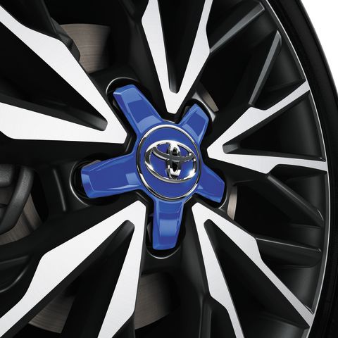Genuine Toyota CH-R Centre Cap, Nebula Blue