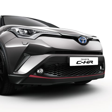 Genuine Toyota C-HR Front Bumper Garnish, Ruby Flare Pearl 3T3
