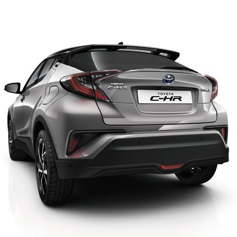 Genuine Toyota C-HR Lower Boot Garnish, Metal Stream Metallic 1K0