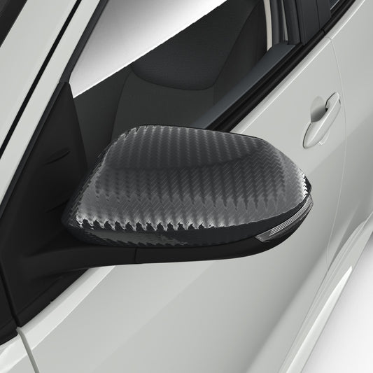 Genuine Toyota Yaris Mirror Covers - Carbon Look