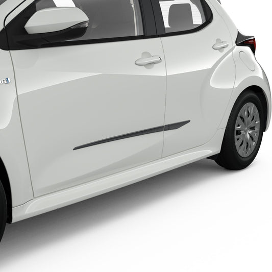 Genuine Toyota Yaris Side Sills - Carbon Look