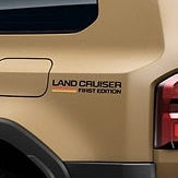 Genuine Toyota Land Cruiser First Edition D-Pillar Badge Sticker (Sunrise Palette)