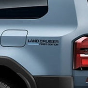 Genuine Toyota Land Cruiser First Edition D-Pillar Badge Sticker (Bondi Blue Palette)