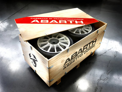 Genuine Abarth 500 17" Alloy Wheel & Tyre Kit - Ivory (Set Of 4)