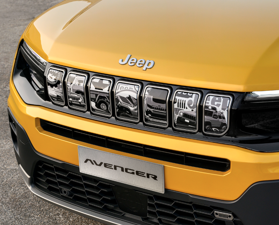 Genuine Jeep Avenger Front Grille Graphic - Jeep Heritage – Car ...