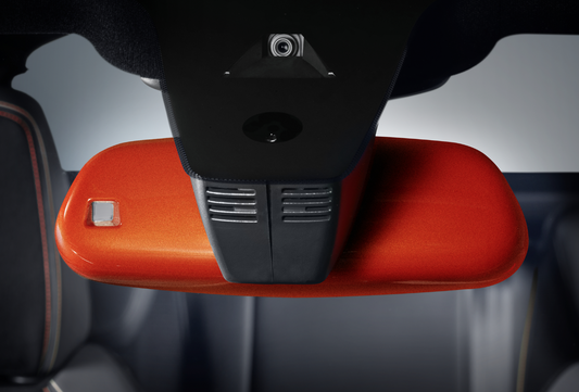 Genuine Jeep Avenger Interior Mirror Cover - Orange Fizz