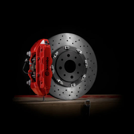Genuine Abarth 500 Brembo Brake Kit (Red)