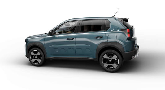 Genuine Fiat Grande Panda Lateral Line Stickers Bodyside