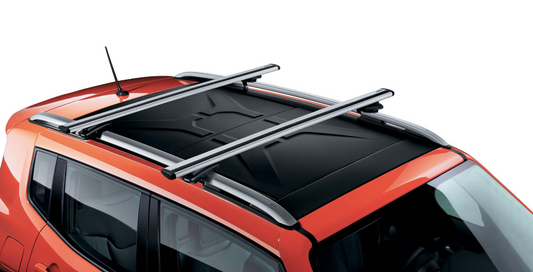 Genuine Jeep Renegade Roof Bars In Aluminium - For Vehicles With Roof Rails