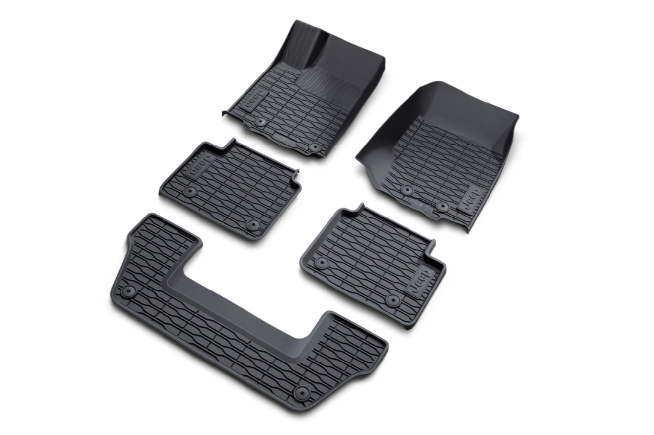Genuine Jeep Grand Cherokee All-Weather Floor Mats (Three-Row)