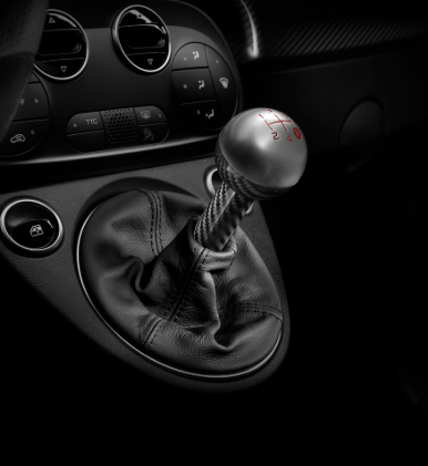 Genuine Abarth 500 Carbon Fibre Gear Knob