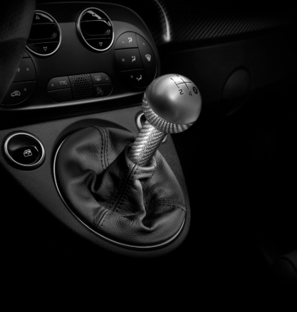 Genuine Abarth 500 Alutex Gear Knob