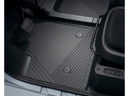 Genuine Citroen Ami Rubber Floor Mats, Blue