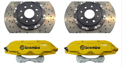 Genuine Abarth 500/595 Brembo Brake Kit (Yellow)