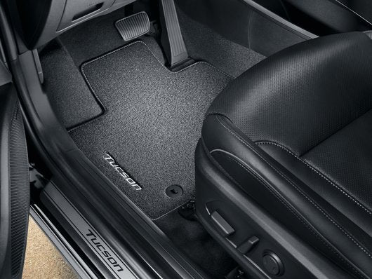 Genuine Hyundai Tucson Velour Floor Mats, RHD - Petrol / Diesel Models Only