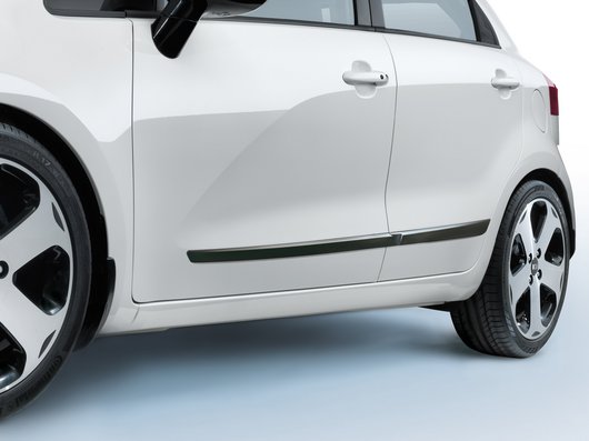Genuine Kia Rio Side Body Mouldings Black 3 Door