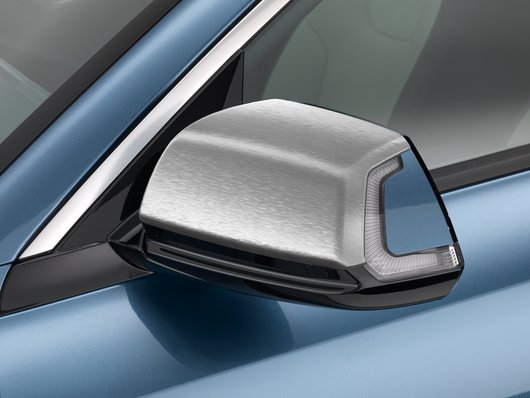 Genuine Kia Niro PHEV Mirror Covers, Brushed Aluminium Optic