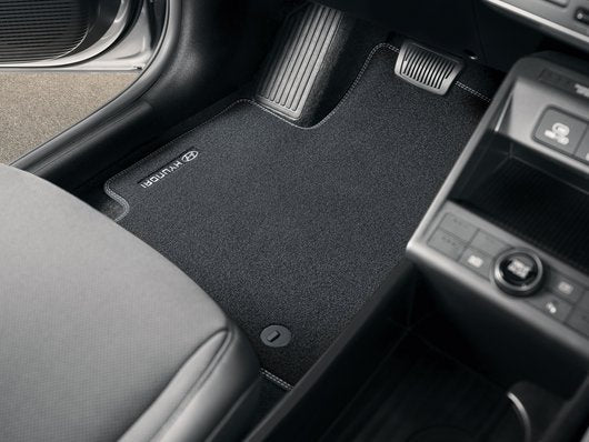 Genuine Hyundai Kona Electric Velour Floor Mats, RHD