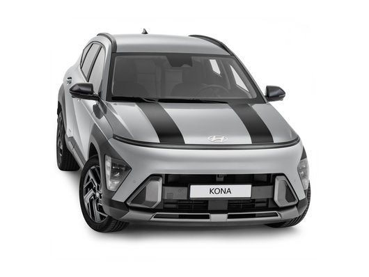 Genuine Hyundai Kona Decals, Racing Stripes, Matte Black