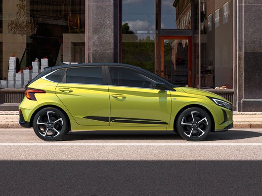 Genuine Hyundai I20 Decals, Sport Stripes, Matt Black