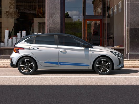 Genuine Hyundai I20 Decals, Sport Stripes, Sea Blue