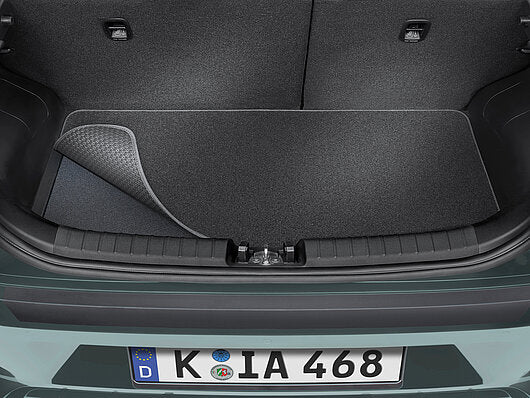 Genuine Kia Picanto Trunk Mat, Reversible (With Luggage Undertray)