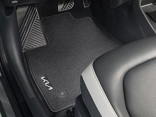 Genuine Kia EV3 Textile Floor Mats, Velour (ECONYL®), RHD