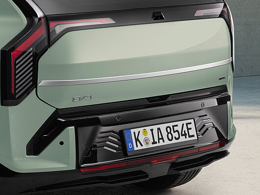 Genuine Kia EV3 Tailgate Trim Line, Brushed Aluminium Optic