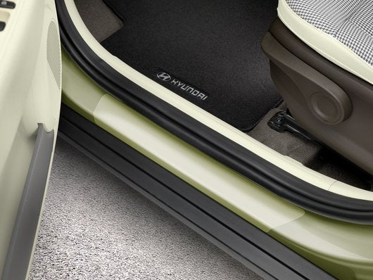 Genuine Hyundai Inster Door Sill Protection Foils, Transparent