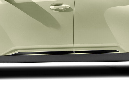 Genuine Hyundai Inster Side Trim Lines, Piano Black