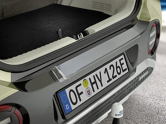 Genuine Hyundai Inster Rear Bumper Protection Foil, Transparent