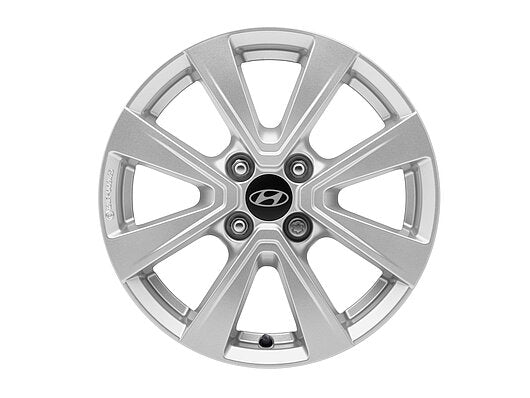 Genuine Hyundai Inster Alloy Wheel 15", Bijarim, Silver
