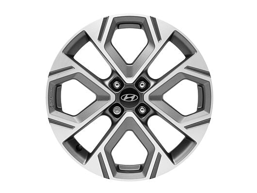 Genuine Hyundai Inster Alloy Wheel 17", Bijanamu, Bicolour