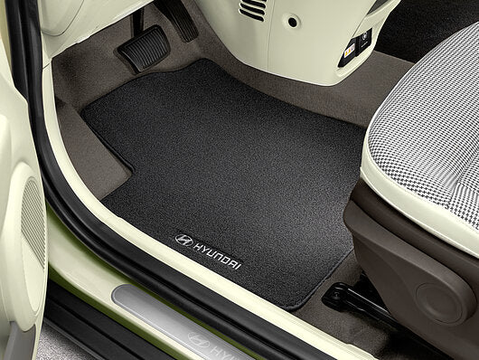 Genuine Hyundai Inster Textile Floor Mats, Velour
