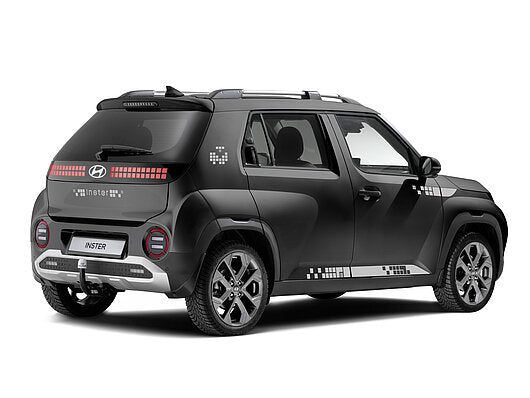 Genuine Hyundai Inster Decal Kit, Pixel Beat, Frost Grey