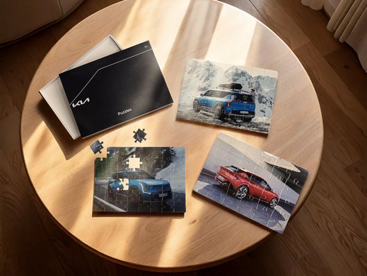 Genuine Kia Jigsaw Puzzles, Set of 3
