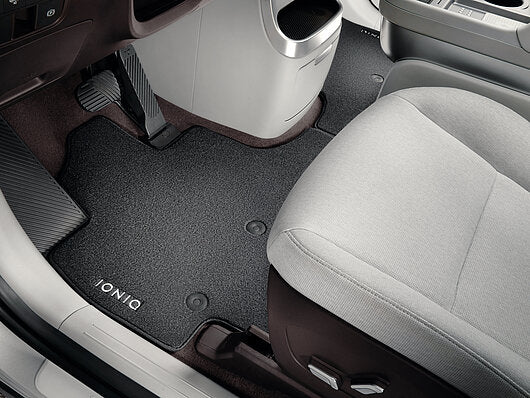 Genuine Hyundai Ioniq 9 Textile Floor Mats, Velour, Front, RHD