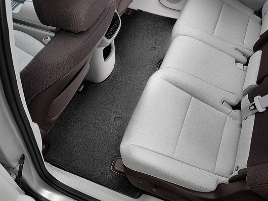 Genuine Hyundai Ioniq 9 Textile Floor Mats, Velour, Rear (7-Seater)