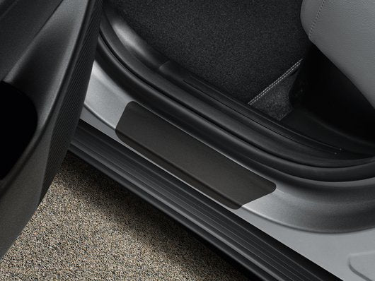 Genuine Hyundai Kona Hybrid Door Sill Protection Foils, Black