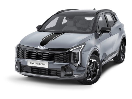 Genuine Kia Sportage Phev Decals, Racing Stripes, Black And White