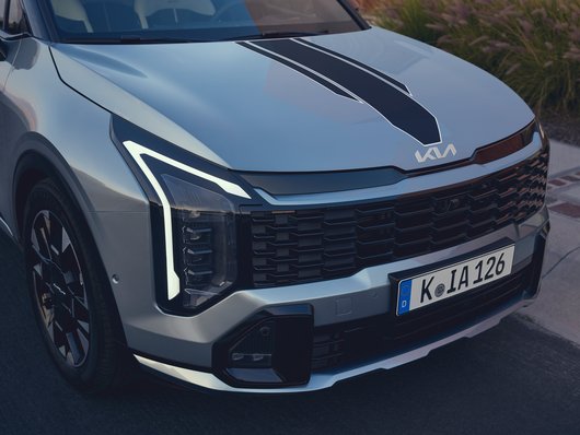 Genuine Kia Sportage Phev Decals, Racing Stripes, Black And White